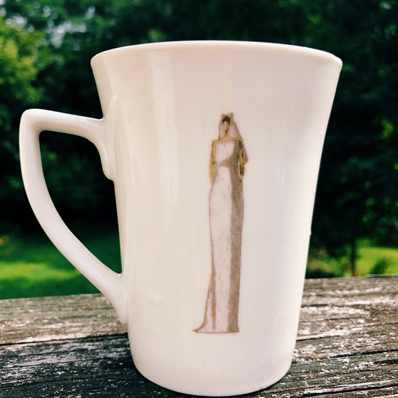 NWOT Set of 4 bridal coffee cups - Picture 3 of 5